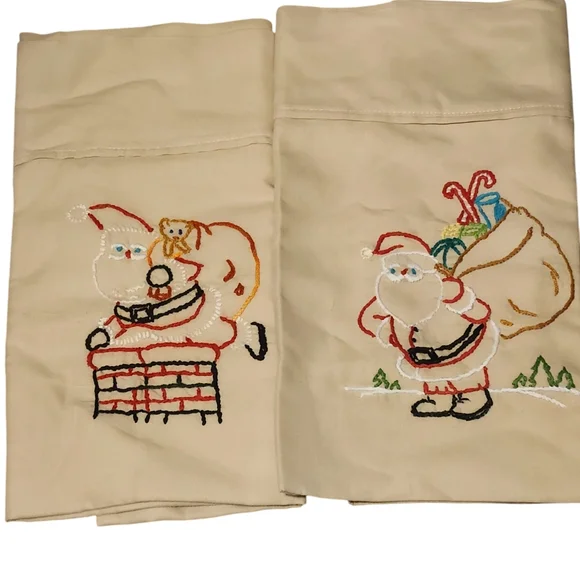 Handstitched pillow cases - Picture 1 of 2